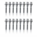 Radschraube M12x1,25 x L55 SW17 fÃ¼r Flachbund fÃ¼r Peugeot Opel Citroen Alufelge