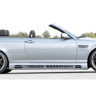 Rieger Seitenschweller 185mm für BMW 3er E46 M3 Coupe li. re Lim. 3-series E46 M3: 06.00- | coupe