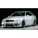 Rieger Seitenschweller für Mercedes CLK W209 Coupe li. re Alugitter