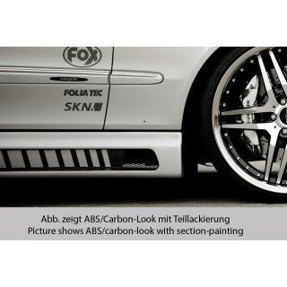Rieger Seitenschweller für Mercedes CLK W209 Coupe li. re inkl. Alugitter