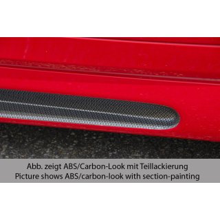 Rieger Seitenschweller 3-tür. für Opel Astra G Stufenheck li. re mit Ausschnitt