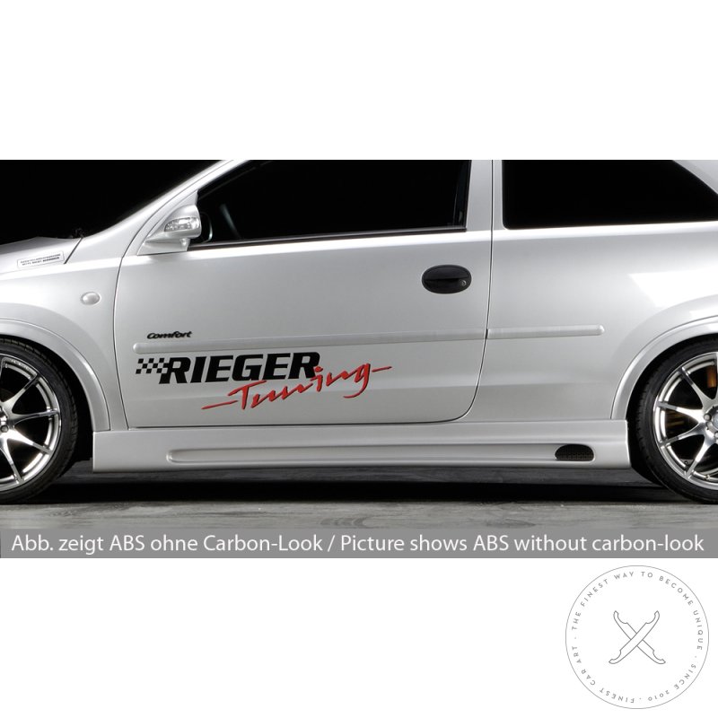 01.11- Rieger Seitenschweller  Opel Corsa D 3-tür ab Facelift