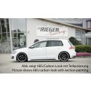 Rieger Seitenschweller ABS für VW Golf 7 R 3/5-tür. li. re ABE + Monatgematerial