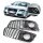 NSW Gitter Wabengitteroptik Chrom Glanz Schwarz für Audi A4 8K B8 VFL