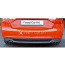 Für  Audi A5 8T VFL Wabengitter Diffusor Quad ESD...