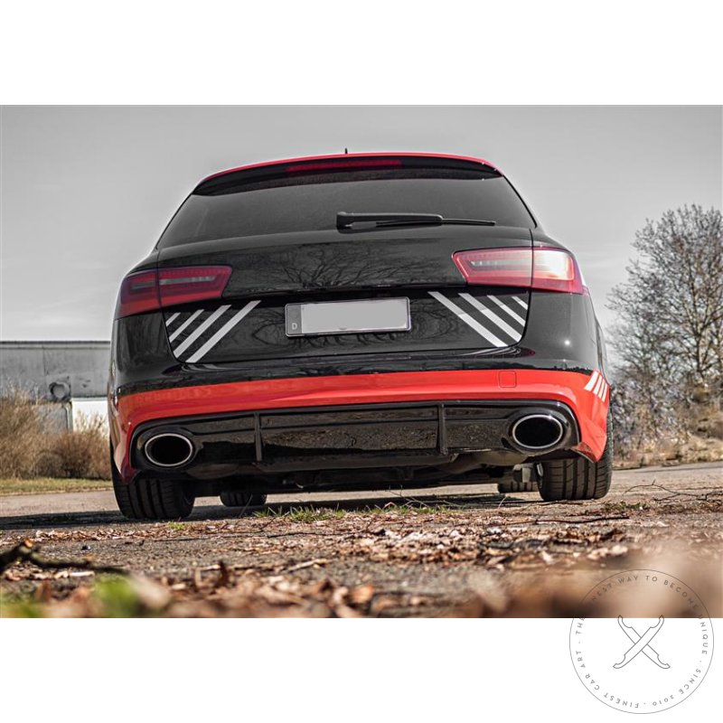 Audi A6 C7 4G RS6 Limo Diffusor Spoiler Standart Stoßstange ohne S-Line