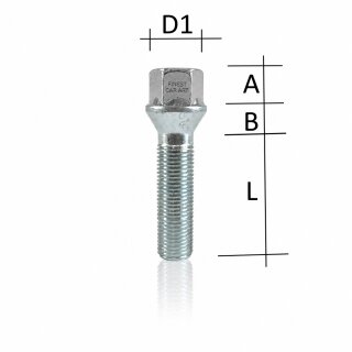 Radschraube M14 x 1,5 L47 Kegel 60Â°