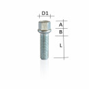 SCC Spurverbreiterung 30 mm (2×15 mm) 5×112 / 66,6 mm silber eloxiert inkl. Radschrauben für Audi A4 A5 A6 A7