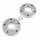 SCC Spurverbreiterung 30 mm (2×15 mm) 5×112 / 66,6 mm silber eloxiert inkl. Radschrauben für Audi A4 A5 A6 A7