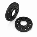 20mm 2x10mm SCC Spurverbreiterung Spurplatte für Audi Schwarz 5x100 NLB 57,1mm