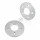 SCC Spurverbreiterung 10 mm (2×5 mm) 5×112 / 66,6 mm silber eloxiert inkl. Radschrauben für Audi 5x112 66,6