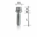 30mm 2x15mm SCC Spurverbreiterung Vorderachse Fettkappe Mercedes Radschraube