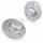 20mm 2x10mm SCC Spurverbreiterung Distanzscheiben Fettkappe Vorderachse Mercedes + Radschrauben