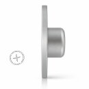 20mm 2x10mm SCC Spurverbreiterung Distanzscheiben Fettkappe Vorderachse Mercedes + Radschrauben