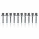 20mm 2x10mm SCC Spurverbreiterung Distanzscheiben Fettkappe Vorderachse Mercedes + Radschrauben