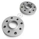 40mm 2x20mm SCC Spurverbreiterung Spurplatten Skoda + Radschrauben M12 x 1,5