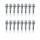 Radschraube M12x1,25 x L40 SW17 Flachbund fÃ¼r Peugeot Opel Citroen Alufelge