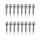Radschraube M12x1,25 x L45 SW17 für Flachbund für Peugeot Opel Citroen Alufelge