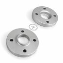 40mm 2x 20mm SCC Spurverbreiterung Distanzscheiben Saab 4x108 + Radschrauben M14 x 1,5