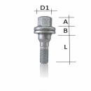 10mm 2x 5mm SCC Spurverbreiterung Distanzscheiben Citroen 4x108 + Radschrauben M12 x 1,25