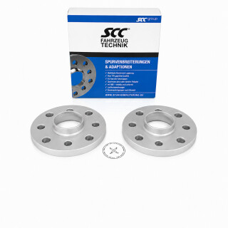 40mm 2x20mm SCC Spurverbreiterung Spurplatten VW 4x100 NLB 57,1mm