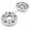 50mm 2x 25mm SCC Spurverbreiterung Spurplatten 5x108 NLB 63,4mm M12 x 1,5