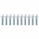 SCC Spurverbreiterung 30 mm (2×15 mm) 5×112 / 66,6 mm silber eloxiert inkl. Radschrauben für Audi RS4 RS5 RS6 RS7