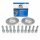 SCC Spurverbreiterung 30 mm (2×15 mm) 5×112 / 66,6 mm silber eloxiert inkl. Radschrauben für Audi RS4 RS5 RS6 RS7