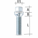 SCC Spurverbreiterung 40 mm (2×20 mm) 5×112 / 66,6 mm silber eloxiert inkl. Radschrauben für Audi RS4 RS5 RS6 RS7