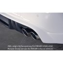 Rieger Heckschürzenansatz für Audi A4 B8 8K1 Limo Avant 07-10 VFL Carbon-Look