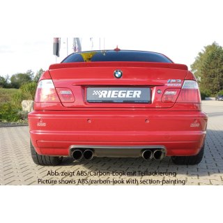 Rieger Heckeinsatz CSL-Look für BMW 3er E46 M3 Coupe 06.00-