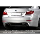 Rieger Heckschürzenansatz für BMW 5er E60 Lim. 08- Facelift Carbon-Look