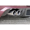 Rieger Heckansatz für BMW Z4 E85 Roadster 01.06-03.09 Facelift Carbon-Look