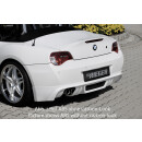 Rieger Heckansatz für BMW Z4 E85 Roadster 01.06-03.09 Facelift Carbon-Look