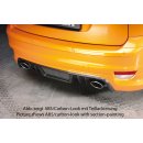 Rieger Heckschürzenansatz für Ford Focus 2 5-tür. 07.04-01.08 VFL Carbon-Look