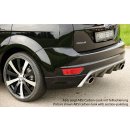 Rieger Heckschürzenansatz für Ford Focus 2 5-tür. 02.08-01.11 Facelift Carbon-Look