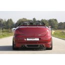 Rieger Heckansatz für Peugeot 307 Cabrio CC 05-05- Facelift Carbon-Look