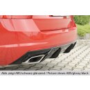 Rieger Heckeinsatz für Skoda Octavia RS 5E Vorfacelift 6.13-1.17 Schwarz Matt