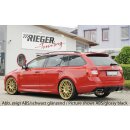 Rieger Heckeinsatz für Skoda Octavia RS 5E Vorfacelift 6.13-1.17 Schwarz Matt