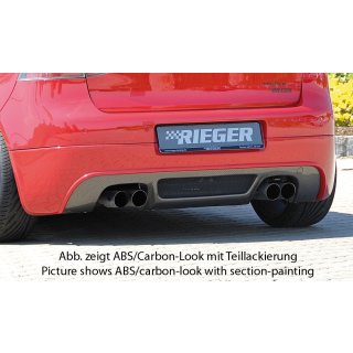 Rieger Heckansatz für VW Golf 5 GTI Carbon Look