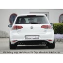 Rieger Heckeinsatz für VW Golf 7 5-tür. 10.12- Schwarz Glanz