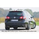 Rieger Heckschürzenansatz für VW Passat 3C Variant 03.05-07.10 VFL Matt Schwarz