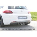 Rieger Heckeinsatz für R-Line Heckschürze für VW Scirocco R 13 2-tür. 11.09-04.14 Vorfacelift