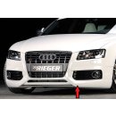 Rieger Spoilerlippe für Audi A5 S-Line S5 B8 8T8 Sportback 07-10 VFL Matt Schwarz