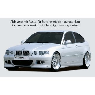 Rieger Spoilerstoßstange für BMW 3er E46 Compact 02.02- Facelift