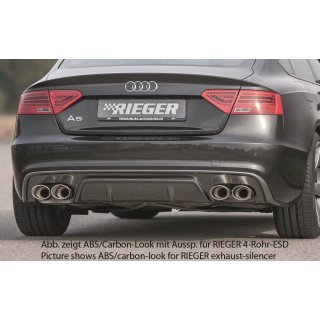 Rieger Heckeinsatz ABS für Audi A5 B8 Sportback ab 10.11