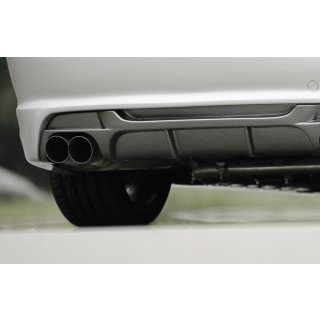 Rieger Heckeinsatz für BMW 3er E46 Lim. 02.98-12.01 Vorfacelift