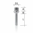40mm 2x20mm SCC Spurverbreiterung Benz LK 5x112 NLB 66,6mm + Radschrauben