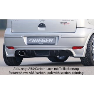 Rieger Heckschürzenansatz für Opel Corsa C 5-tür. 06.03- Facelift
