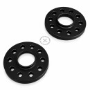 30mm 2x15mm SCC Spurverbreiterung Schwarz platten Skoda 5 x 100 NLB 57,1mm